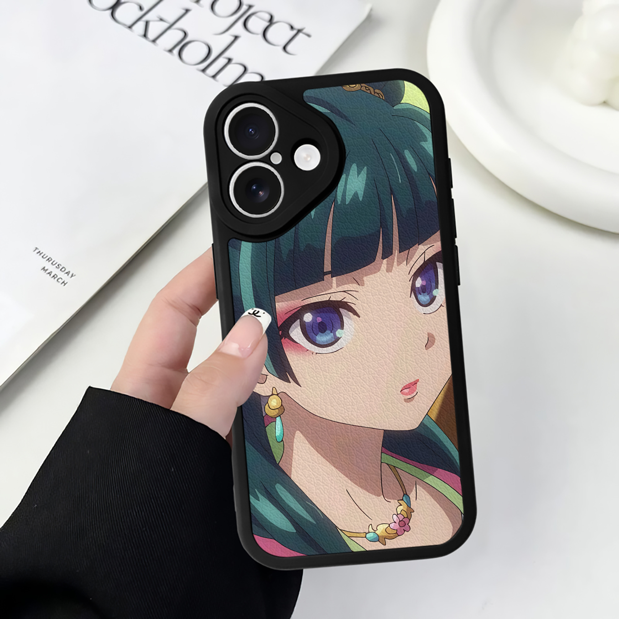 薬屋のひとりごと The Apothecary Diaries 【iPhone 16シリーズ対応】シリコンスマホケース（レザー調） 材質：シリコン